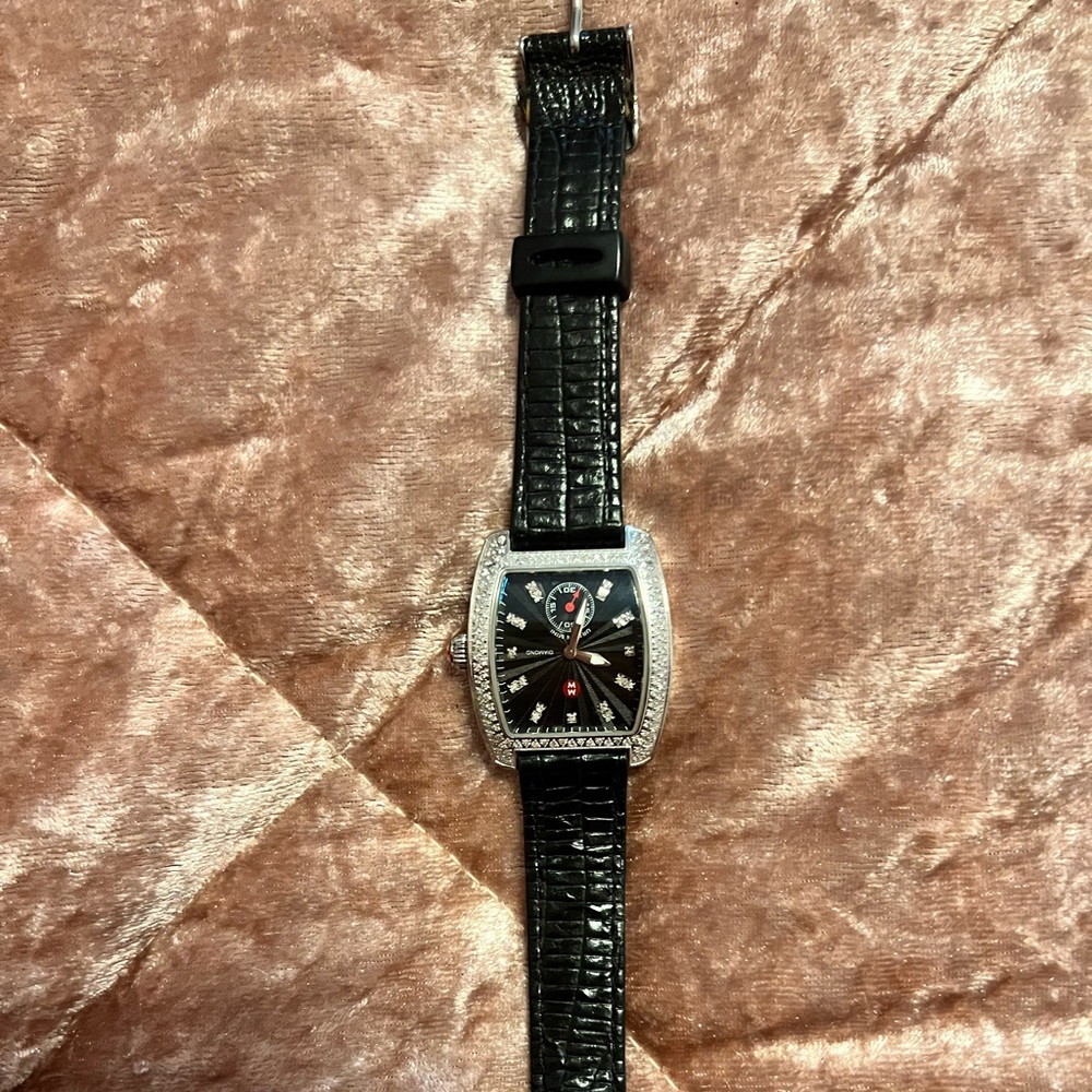 Michele deco watch blackface